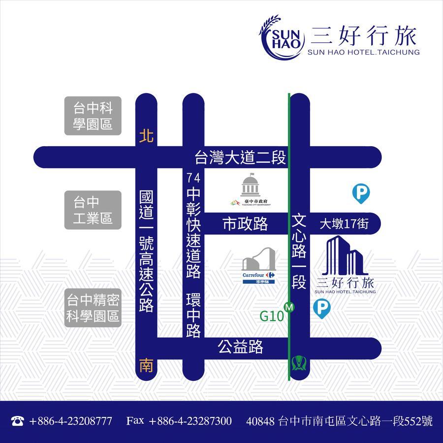 Sun Hao Hotel Taichung Dış mekan fotoğraf
